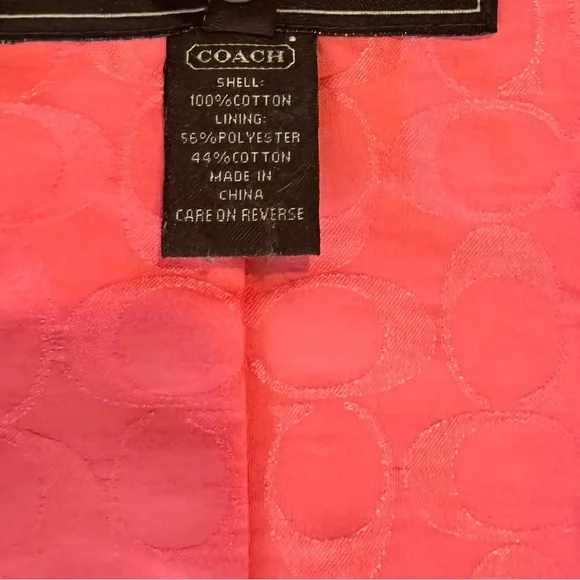 Coach Beige Double-Breasted Trench Coat - Picture 3 of 16